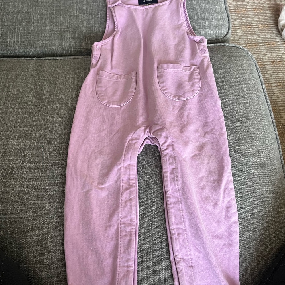 Joules Pink Girls' One-Piece Overalls